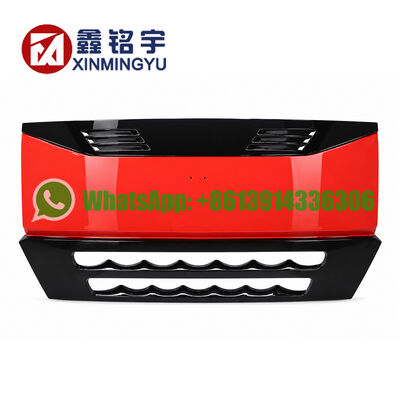 Giá tốt Sinotruk HOWO A7 Cabin Front Panel Assembly WG1664110011 WG1664111011 ABS nhựa Đỏ xe tải ngoại thất thay thế trực tuyến
