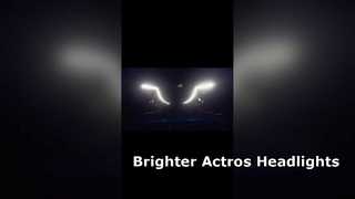 Nâng cấp đèn pha LED Mercedes Actros siêu sáng